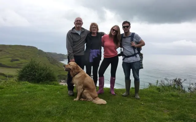 Trevor Priest and family