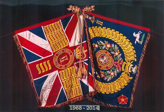 Second Battalion colours