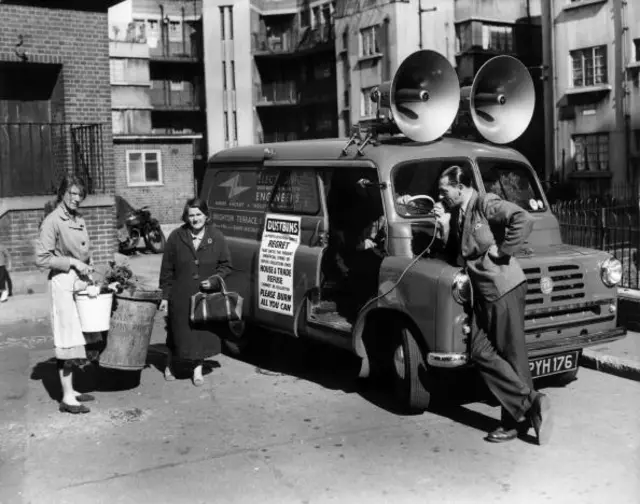 Refuse collection in 1950s Brixton