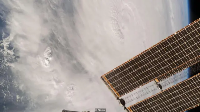 Hurricane Matthew seen from the International Space Station