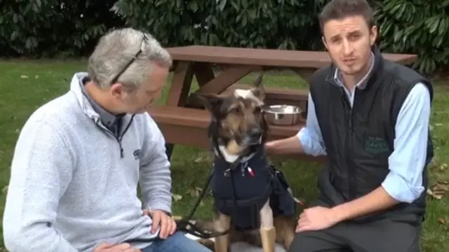 PC Dave Wardell, police dog Finn, Rob Adams