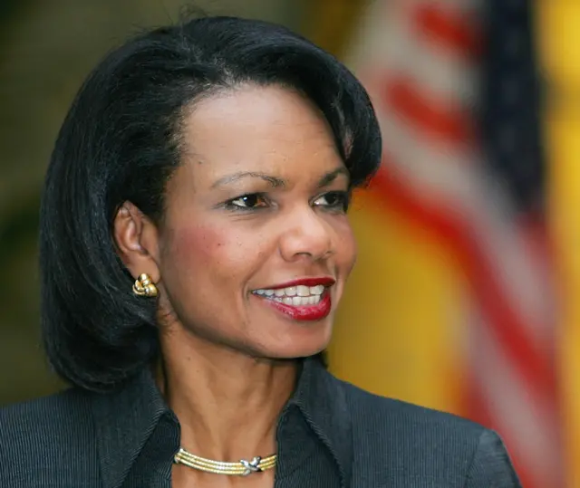 Former US Secretary of State Condoleezza Rice