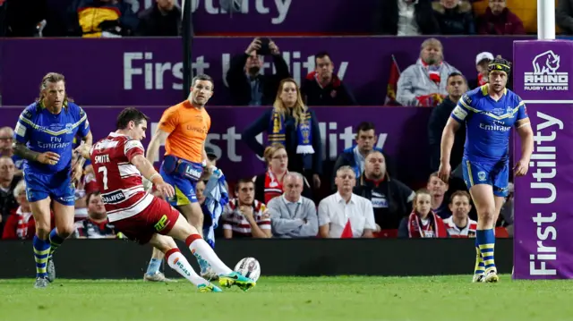 Matty Smith scores a penalty