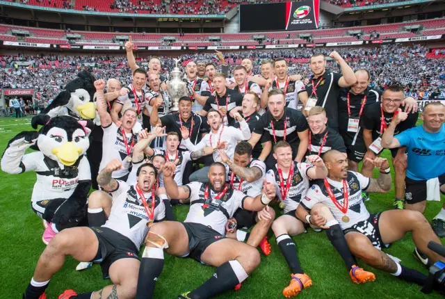 Hull FC celebrate