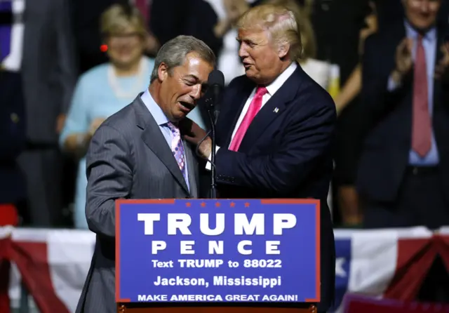 Farage and Trump