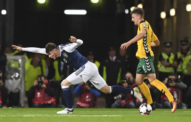 Scotland's Oliver Burke