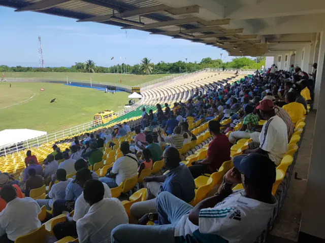 Fans in Jamaica