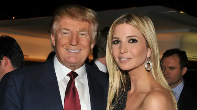 Donald Trump and Ivanka Trump in New York City - 14 October 2009