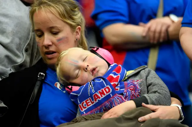 Iceland supporter