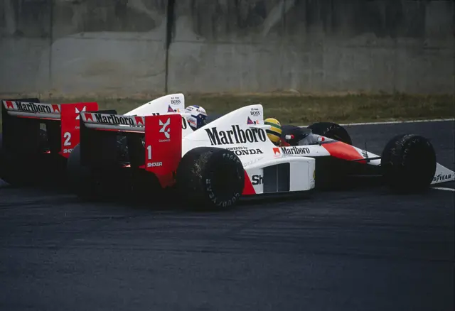 Prost and Senna