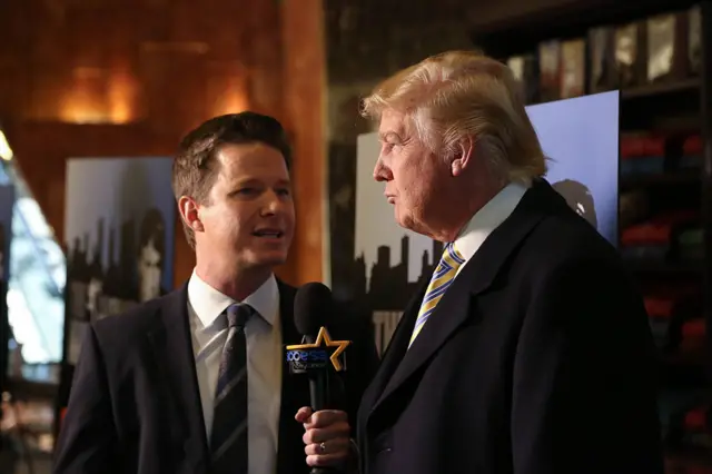 Billy Bush interviewing Donald Trump 11 years ago