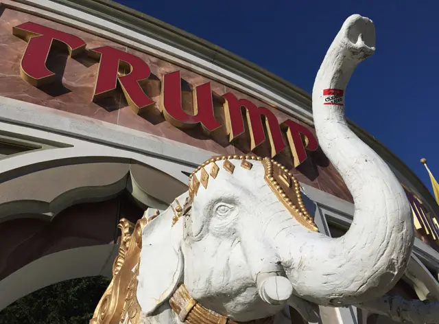 the Trump Taj Mahal casino