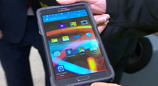 Police smartphone