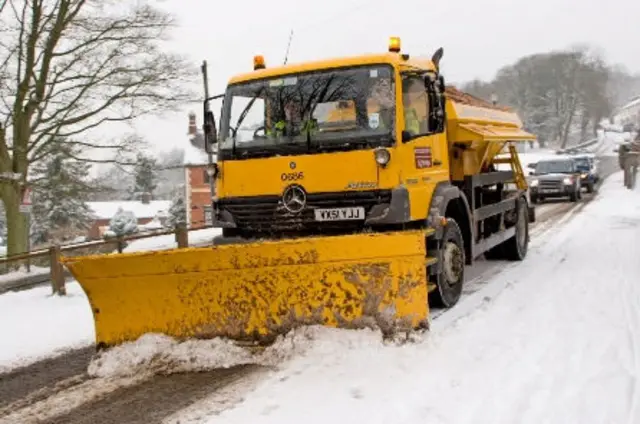 A Worcestershire gritter