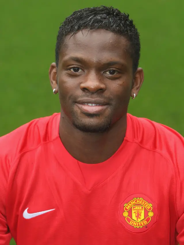 Louis Saha when he played for Manchester United