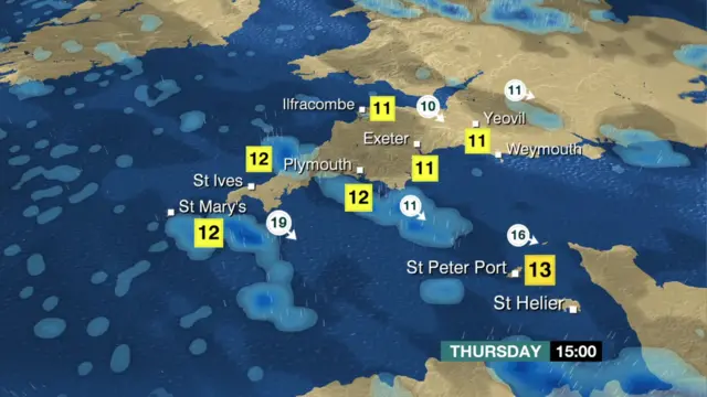 Weather map 10 November