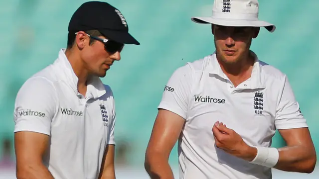 Stuart Broad talks to Alastair Cook