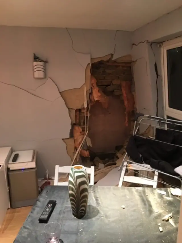 Damage to home