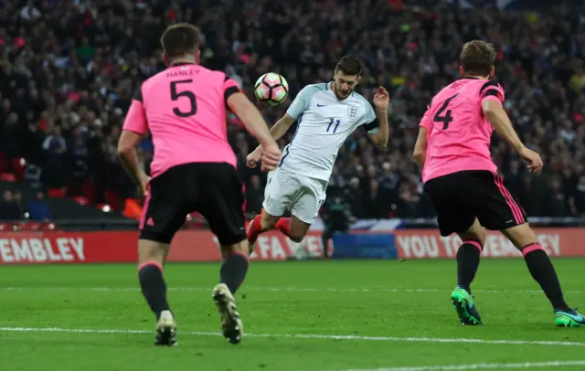 Adam Lallana scores