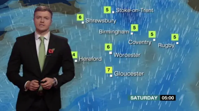 Saturday morning forecast