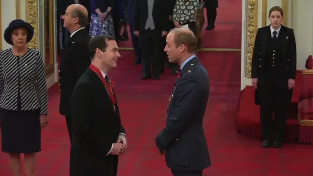 George Osborne and Prince William