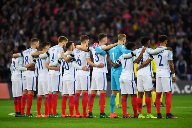 England players