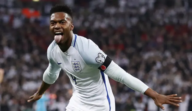 Daniel Sturridge celebrates