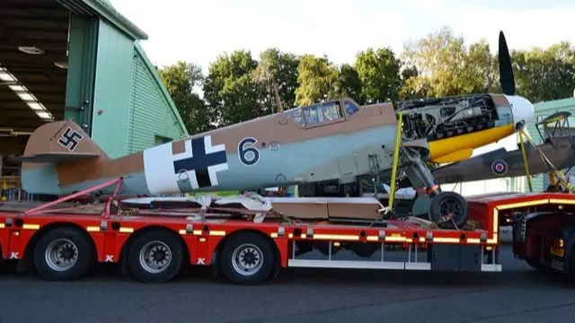 Messerschmitt arrives at museum