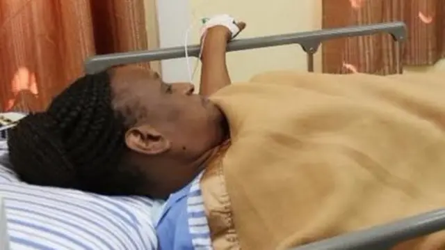 Janet Magufuli in a state hospital