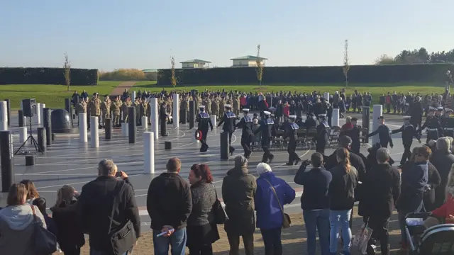 Memorial service at MK Rose