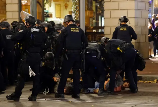 Portland police make an arrest
