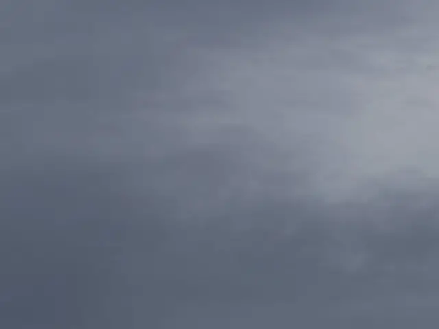 Cloudy skies over Kettering