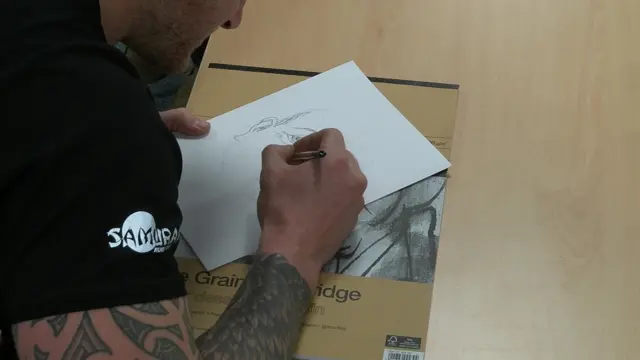 Damien Welch drawing