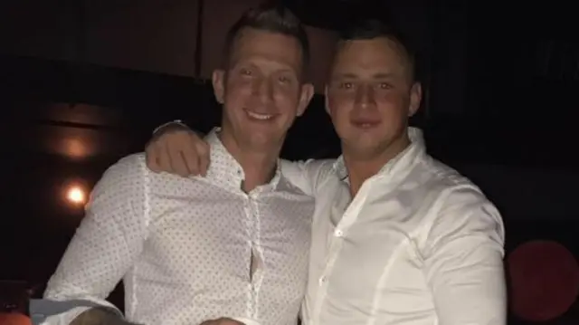 Mark Smith (l) and Osvaldas Novikovas