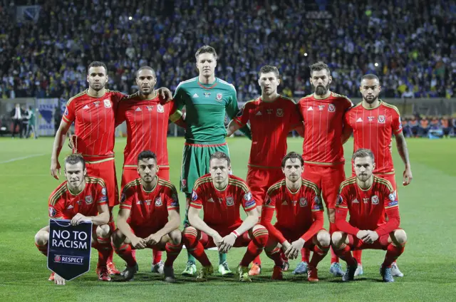 Wales team photo