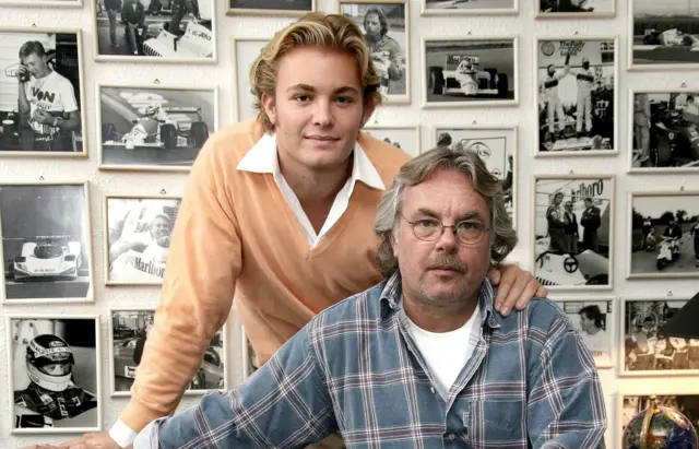 Nico and Keke Rosberg in 2005