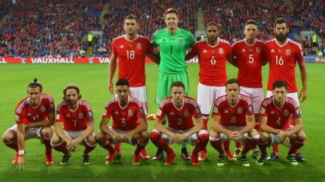 Wales team photo