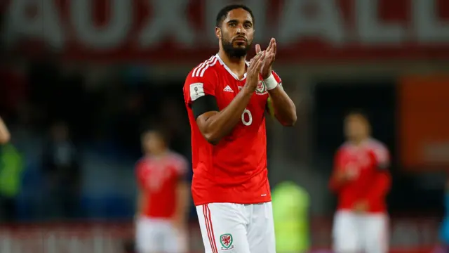 Ashley Williams applauds fans