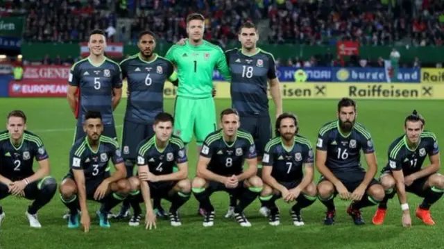 Wales team photo