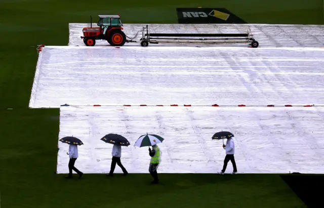 Umpires inspect at Hobart