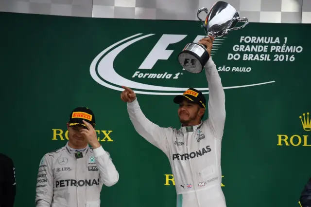 Nico Rosberg and Lewis Hamilton