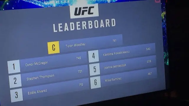 UFC 205 fighters unleash their power on a punchbag machine