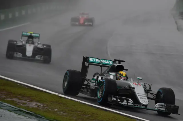 Lewis Hamilton and Nico Rosberg