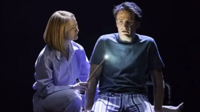 Jamie Parker as Harry and Poppy Miller as Ginny in Harry Potter and the Cursed Child