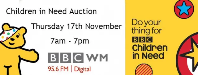 BBC WM Children in Need poster