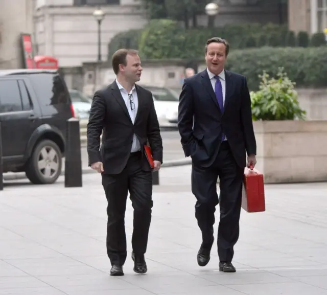 Sir Craig Oliver and David Cameron