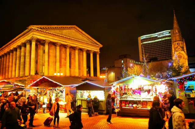 Birmingham"s Christmas Market. 2013.