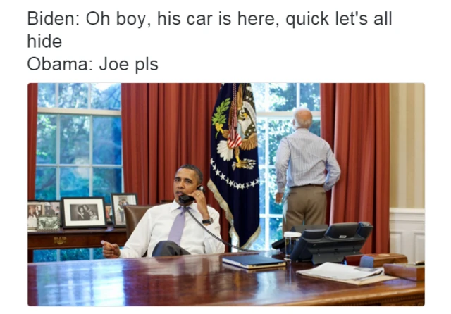 Joe Biden and Barack Obama