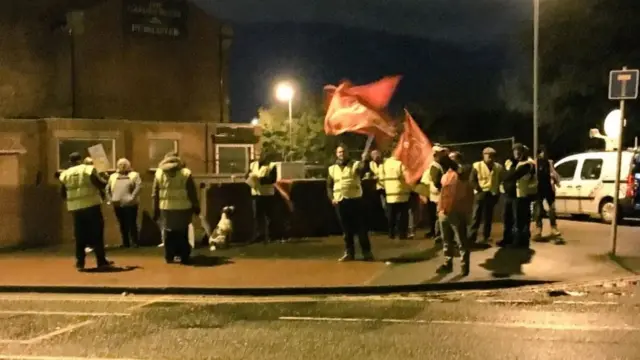 Strikers in Castleford