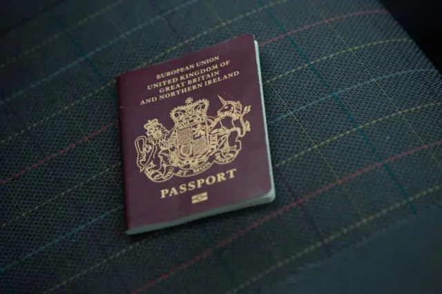 A UK Passport